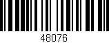 Código de barras (EAN, GTIN, SKU, ISBN): '48076'