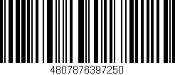 Código de barras (EAN, GTIN, SKU, ISBN): '4807876397250'