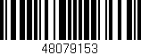 Código de barras (EAN, GTIN, SKU, ISBN): '48079153'