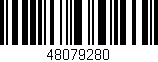 Código de barras (EAN, GTIN, SKU, ISBN): '48079280'