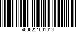 Código de barras (EAN, GTIN, SKU, ISBN): '4808221001013'