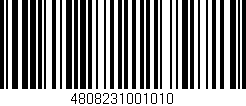 Código de barras (EAN, GTIN, SKU, ISBN): '4808231001010'