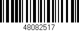 Código de barras (EAN, GTIN, SKU, ISBN): '48082517'