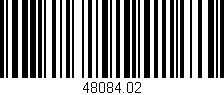 Código de barras (EAN, GTIN, SKU, ISBN): '48084.02'