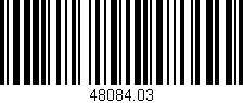 Código de barras (EAN, GTIN, SKU, ISBN): '48084.03'