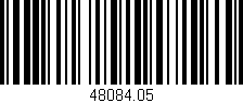 Código de barras (EAN, GTIN, SKU, ISBN): '48084.05'