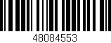 Código de barras (EAN, GTIN, SKU, ISBN): '48084553'
