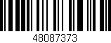 Código de barras (EAN, GTIN, SKU, ISBN): '48087373'