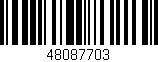 Código de barras (EAN, GTIN, SKU, ISBN): '48087703'