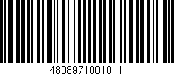 Código de barras (EAN, GTIN, SKU, ISBN): '4808971001011'