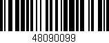 Código de barras (EAN, GTIN, SKU, ISBN): '48090099'