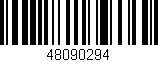 Código de barras (EAN, GTIN, SKU, ISBN): '48090294'