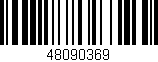 Código de barras (EAN, GTIN, SKU, ISBN): '48090369'
