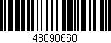 Código de barras (EAN, GTIN, SKU, ISBN): '48090660'