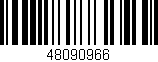 Código de barras (EAN, GTIN, SKU, ISBN): '48090966'