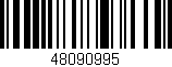 Código de barras (EAN, GTIN, SKU, ISBN): '48090995'