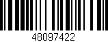Código de barras (EAN, GTIN, SKU, ISBN): '48097422'