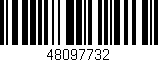 Código de barras (EAN, GTIN, SKU, ISBN): '48097732'