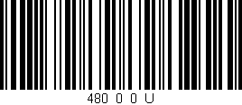 Código de barras (EAN, GTIN, SKU, ISBN): '480_0_0_U'