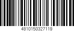 Código de barras (EAN, GTIN, SKU, ISBN): '4810150327119'