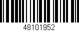 Código de barras (EAN, GTIN, SKU, ISBN): '48101952'