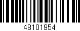 Código de barras (EAN, GTIN, SKU, ISBN): '48101954'
