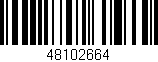 Código de barras (EAN, GTIN, SKU, ISBN): '48102664'
