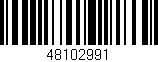 Código de barras (EAN, GTIN, SKU, ISBN): '48102991'