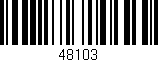 Código de barras (EAN, GTIN, SKU, ISBN): '48103'