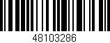 Código de barras (EAN, GTIN, SKU, ISBN): '48103286'
