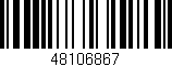 Código de barras (EAN, GTIN, SKU, ISBN): '48106867'