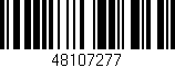 Código de barras (EAN, GTIN, SKU, ISBN): '48107277'