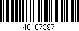 Código de barras (EAN, GTIN, SKU, ISBN): '48107397'