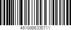 Código de barras (EAN, GTIN, SKU, ISBN): '4810966335711'