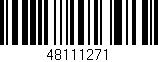 Código de barras (EAN, GTIN, SKU, ISBN): '48111271'