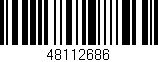 Código de barras (EAN, GTIN, SKU, ISBN): '48112686'