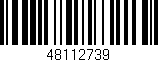 Código de barras (EAN, GTIN, SKU, ISBN): '48112739'