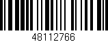 Código de barras (EAN, GTIN, SKU, ISBN): '48112766'
