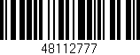 Código de barras (EAN, GTIN, SKU, ISBN): '48112777'