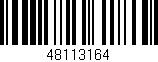 Código de barras (EAN, GTIN, SKU, ISBN): '48113164'