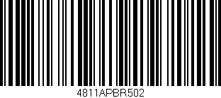 Código de barras (EAN, GTIN, SKU, ISBN): '4811APBR502'