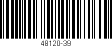Código de barras (EAN, GTIN, SKU, ISBN): '48120-39'