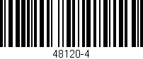 Código de barras (EAN, GTIN, SKU, ISBN): '48120-4'