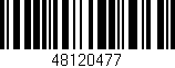 Código de barras (EAN, GTIN, SKU, ISBN): '48120477'