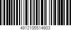 Código de barras (EAN, GTIN, SKU, ISBN): '4812105514803'