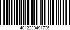 Código de barras (EAN, GTIN, SKU, ISBN): '4812238491736'