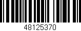 Código de barras (EAN, GTIN, SKU, ISBN): '48125370'