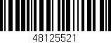 Código de barras (EAN, GTIN, SKU, ISBN): '48125521'