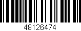 Código de barras (EAN, GTIN, SKU, ISBN): '48126474'