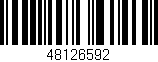 Código de barras (EAN, GTIN, SKU, ISBN): '48126592'